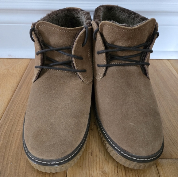 Men's Suede Faux fur lined Chukkas - Picture 2 of 5